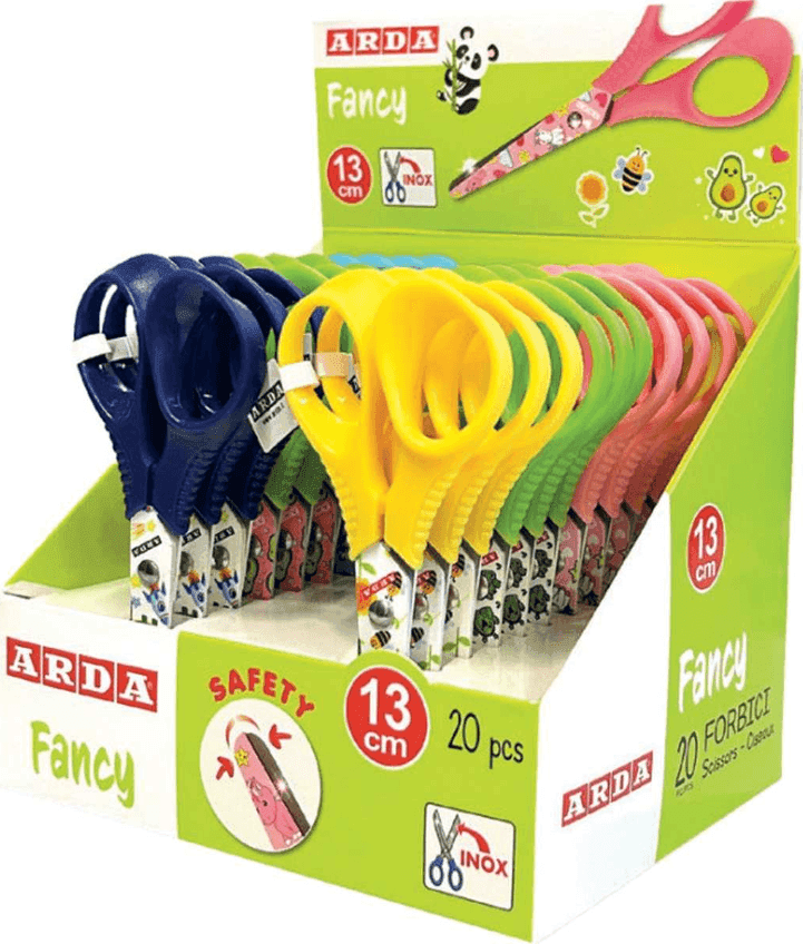 Arda - Forbice FANCY 13 cm - Lame stampate in decori assorti (FB8131SF) - 1
