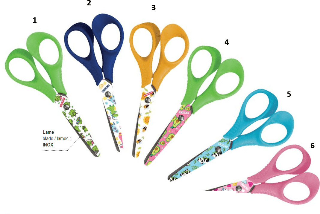 Arda - Forbice FANCY 13 cm - Lame stampate in decori assorti (FB8131SF) - 2