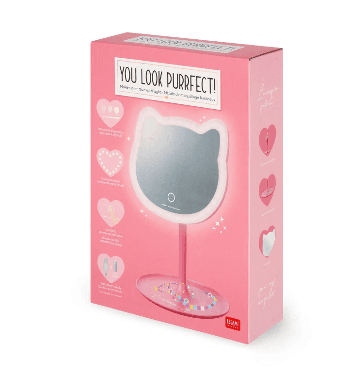 Legami - Beauty Specchio da Trucco con Luce - You Look Purrfect! Kitty (DMR0001) - 6