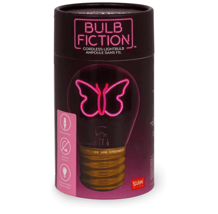 Legami - Lampada da Tavolo a Forma di Lampadina - Bulb Fiction - Butterfly (CLB0011) - 4