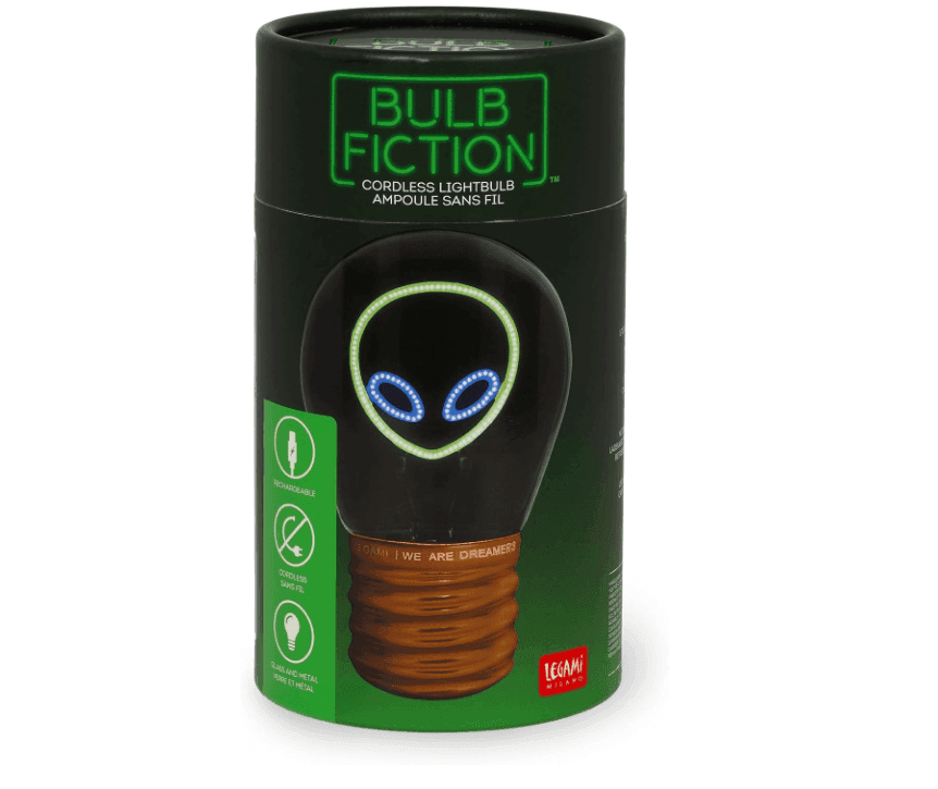 Legami - Lampada da Tavolo a Forma di Lampadina - Bulb Fiction - Alien (CLB0012) - 4