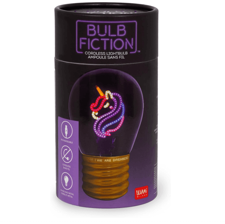 Legami - Lampada da Tavolo a Forma di Lampadina - Bulb Fiction - Unicorn (CLB0013) - 4