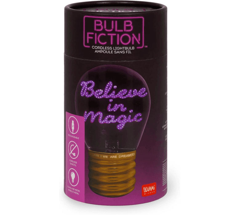 Legami -  Lampada da Tavolo a Forma di Lampadina - Bulb Fiction - Believe in Magic (CLB0017) - 4