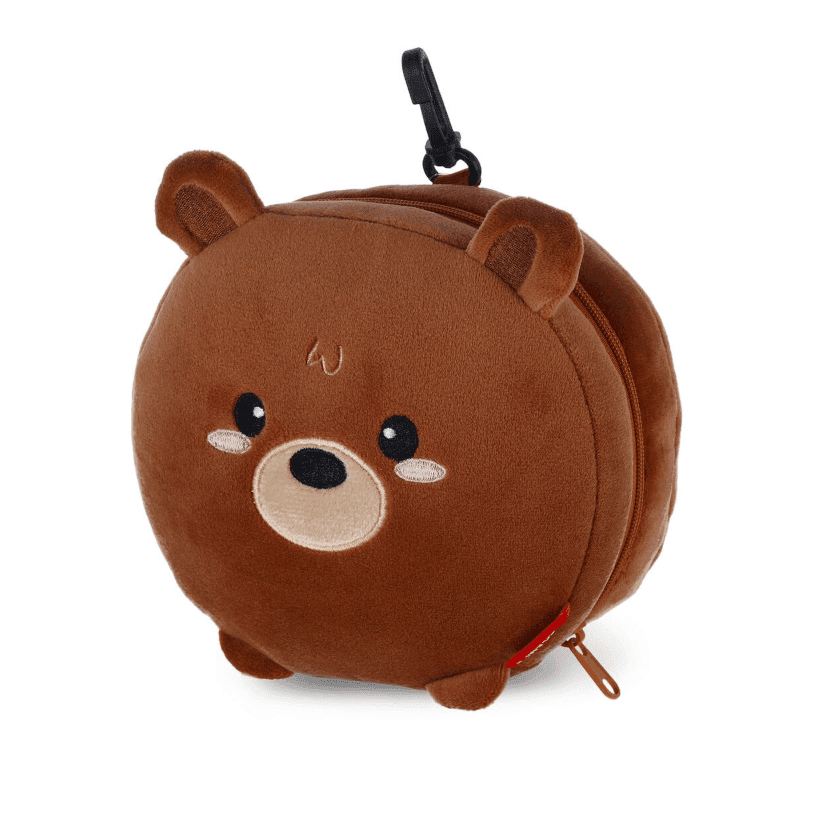 Legami - Cuscino da Viaggio con Mascherina da Notte - My Travel Buddy a tema Teddy Bear (CTP0002) - 4