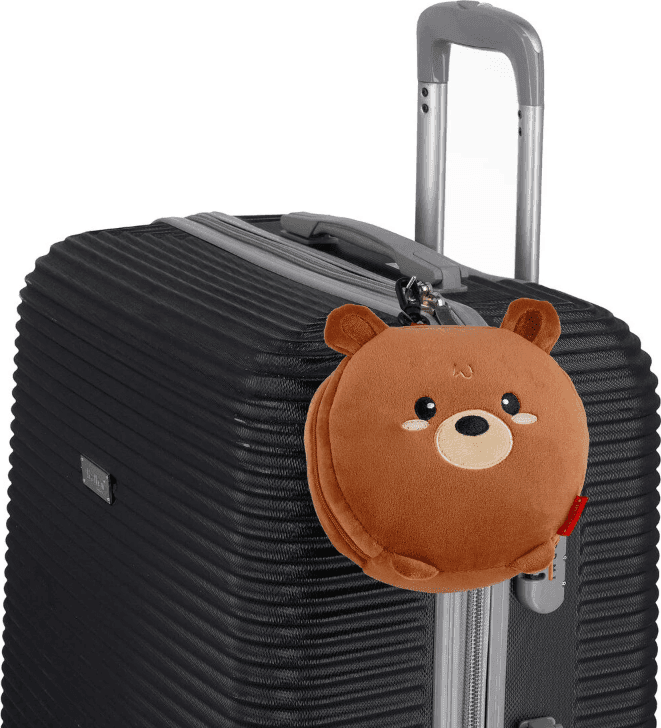 Legami - Cuscino da Viaggio con Mascherina da Notte - My Travel Buddy a tema Teddy Bear (CTP0002) - 5