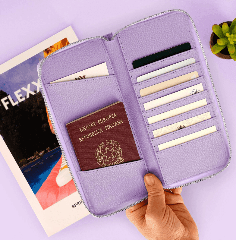 Legami - Portadocumenti da Viaggio - Rfid Blocking a tema Daisy (TO0035) - 2