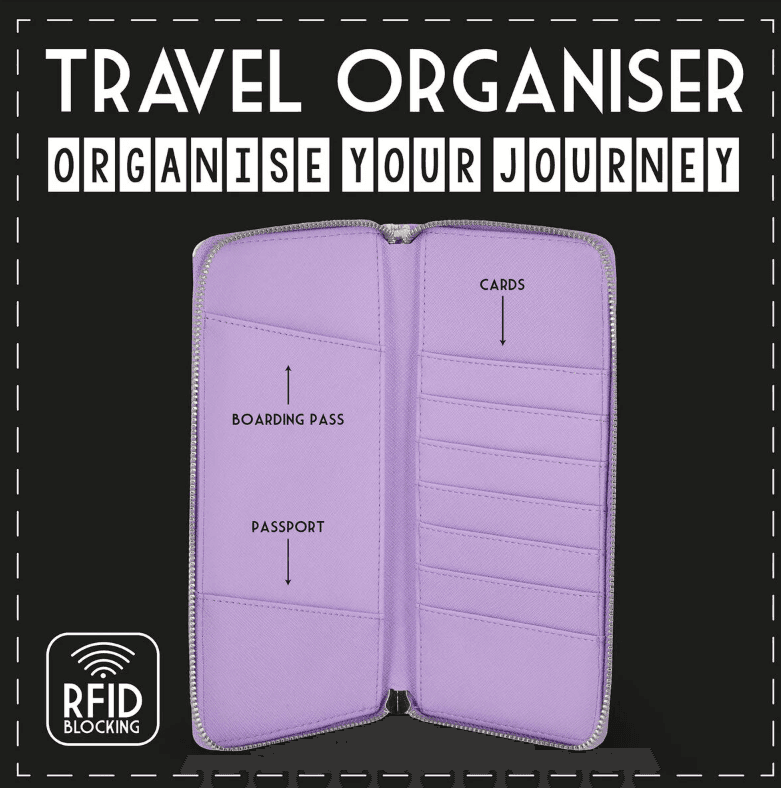 Legami - Portadocumenti da Viaggio - Rfid Blocking a tema Daisy (TO0035) - 6