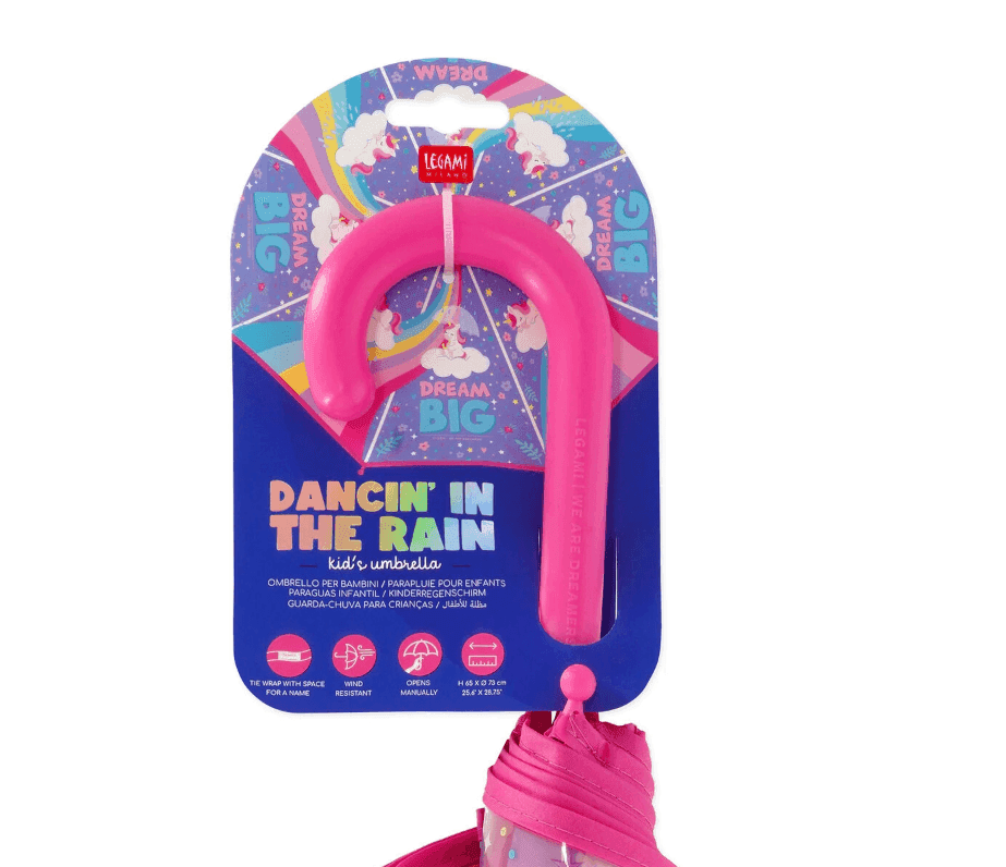 Legami - Ombrello per Bambini - Dancin' in the Rain - Unicorn (KUM0001) - 5