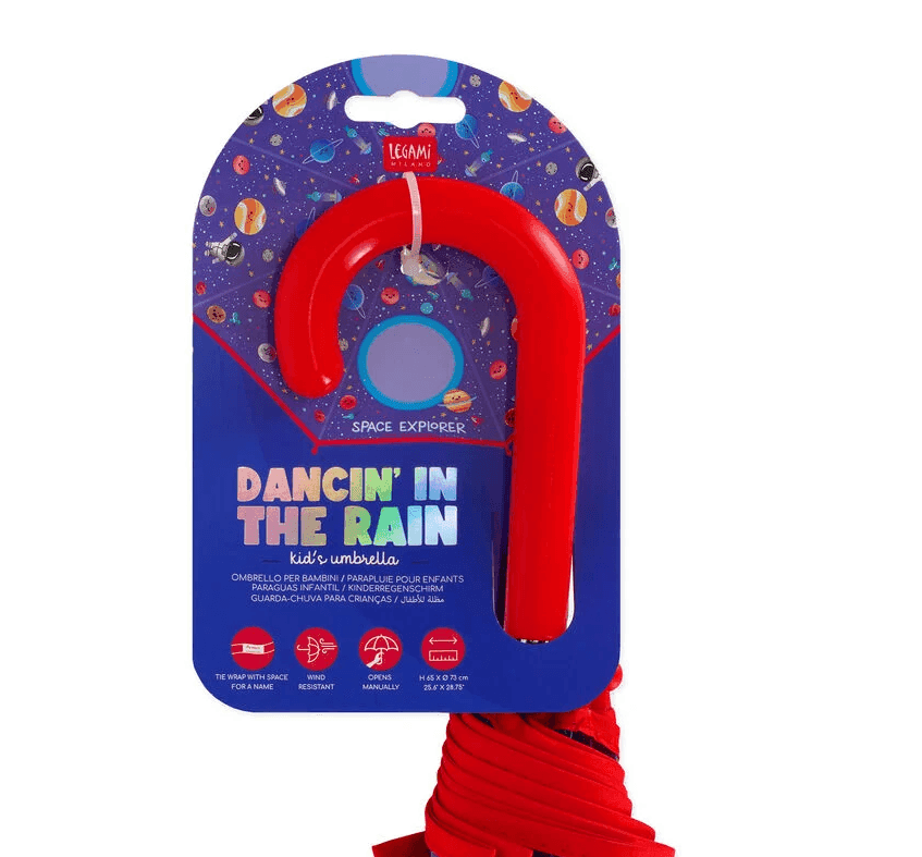 Legami - Ombrello per Bambini - Dancin' in the Rain - Space (KUM0002) - 5