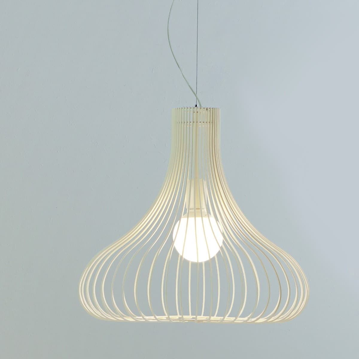 Lampadario moderno Gibas TITTI 170 21 E27 LED acciaio sospensione - 2