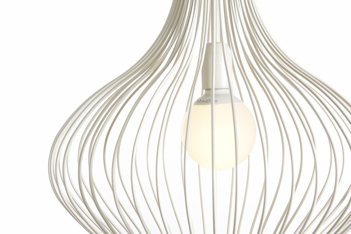 Lampadario moderno Gibas TITTI 170 22 E27 LED acciaio sospensione - 9