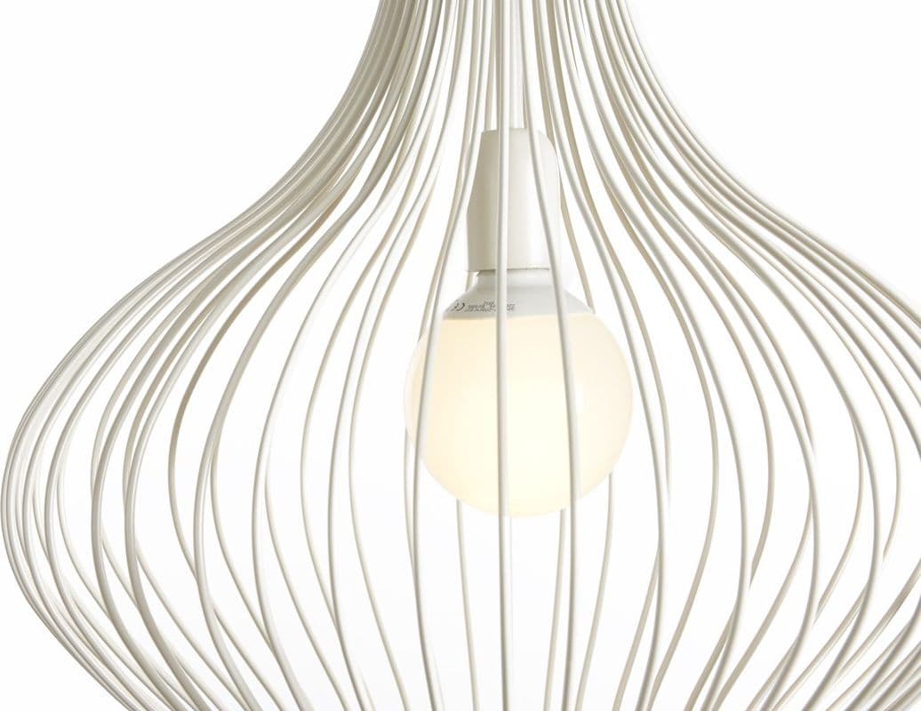 Lampadario moderno Gibas TITTI 170 22 E27 LED acciaio sospensione - 3
