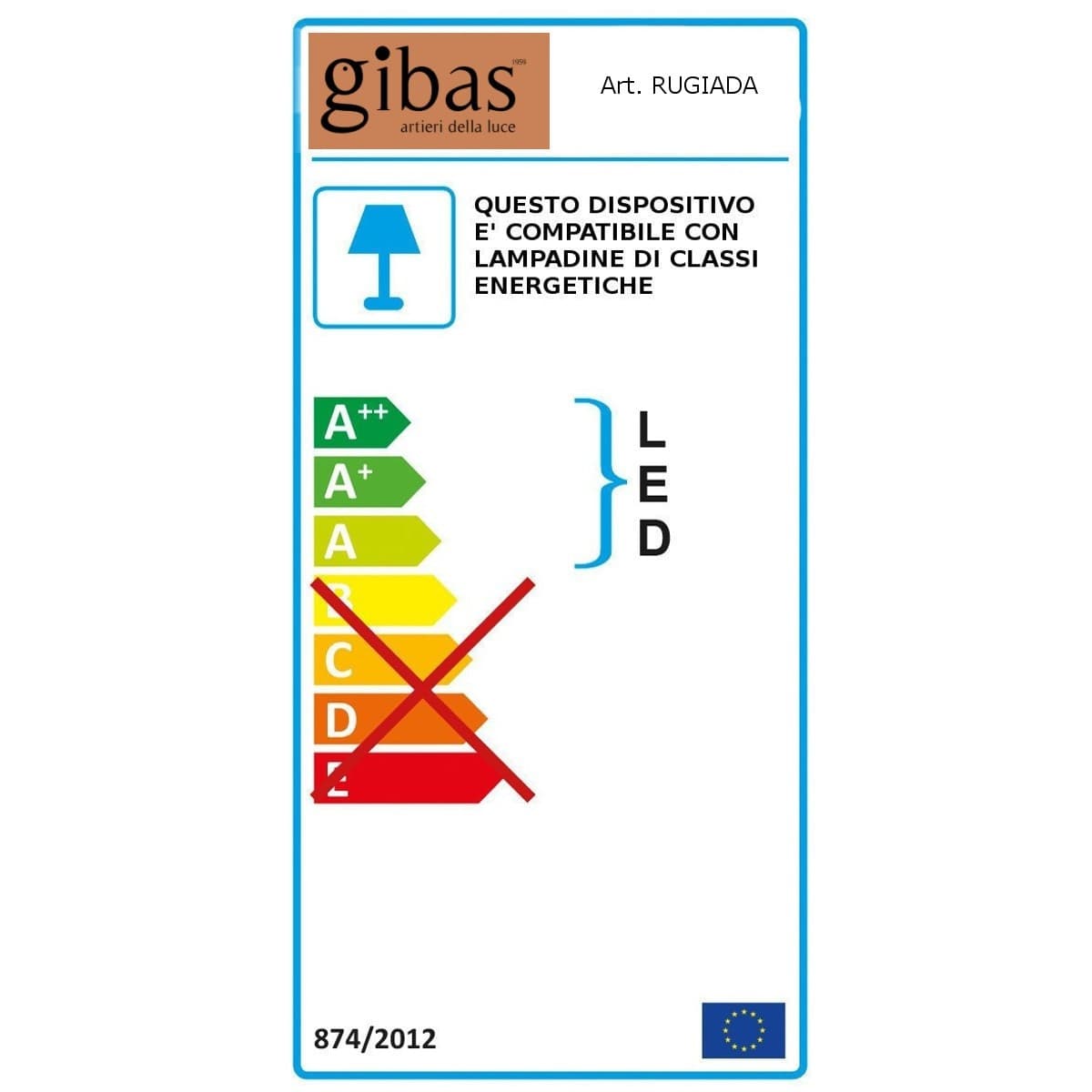 Lampadario classico Gibas RUGIADA 122 24 C1 E27 LED acciaio sospensione - 11