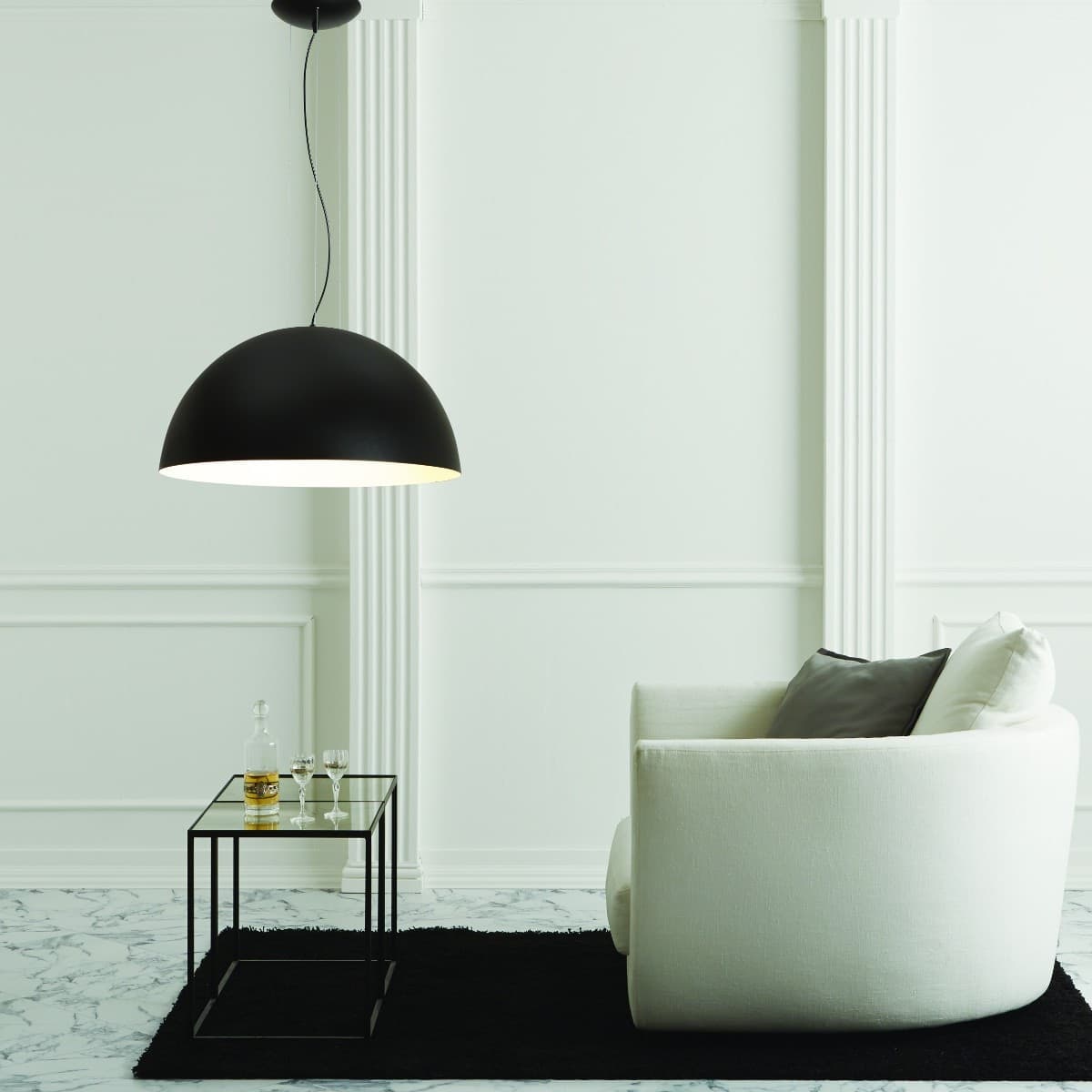 Lampadario classico Gibas RUGIADA 122 24 C1 E27 LED acciaio sospensione - 8