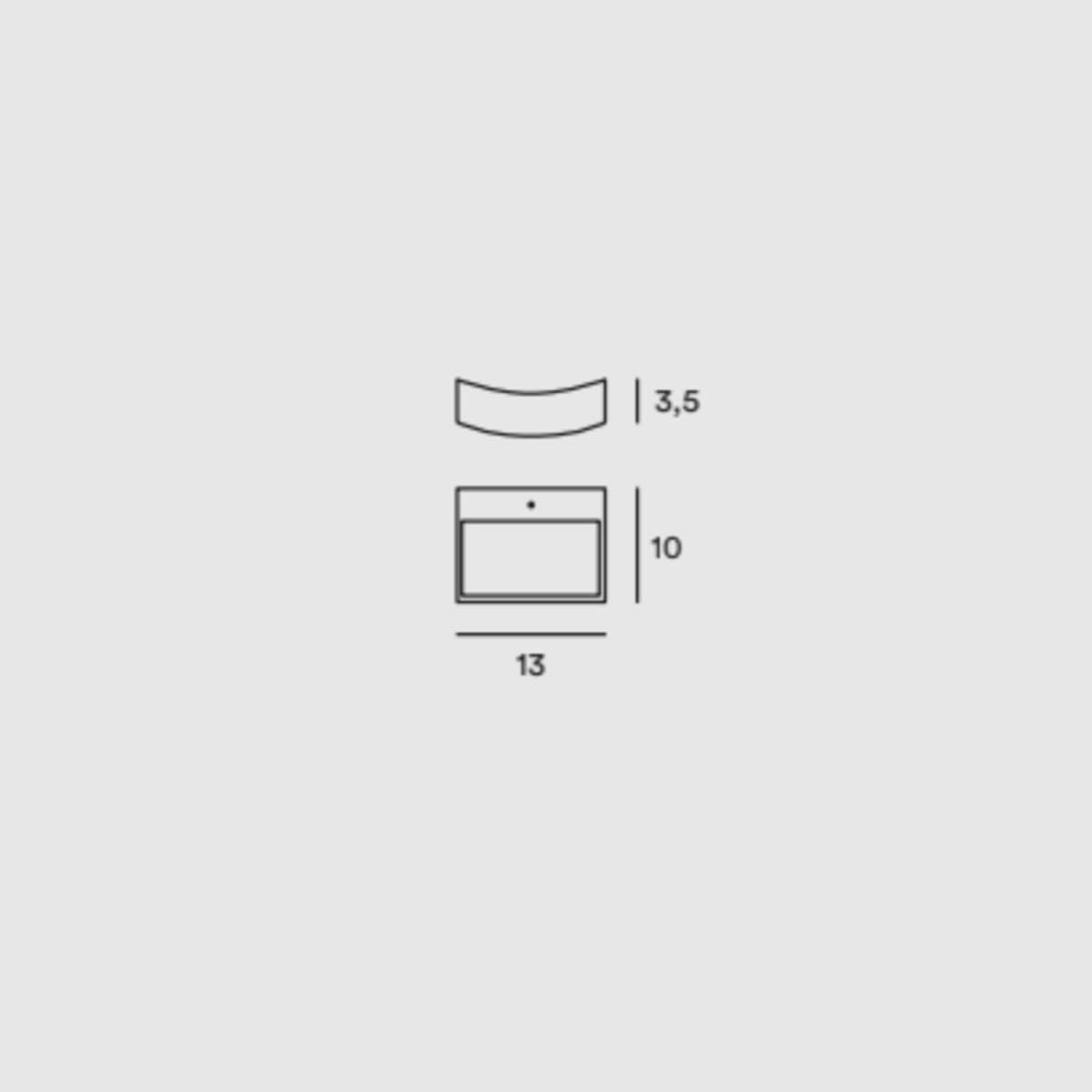 Applique LED Gibas DOLCE 192 41 acciaio lampada parete monoemissione - 5