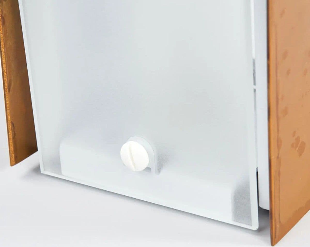 Applique classico Gibas LOLA 929 41 G9 LED ottone lampada parete biemissione - 4