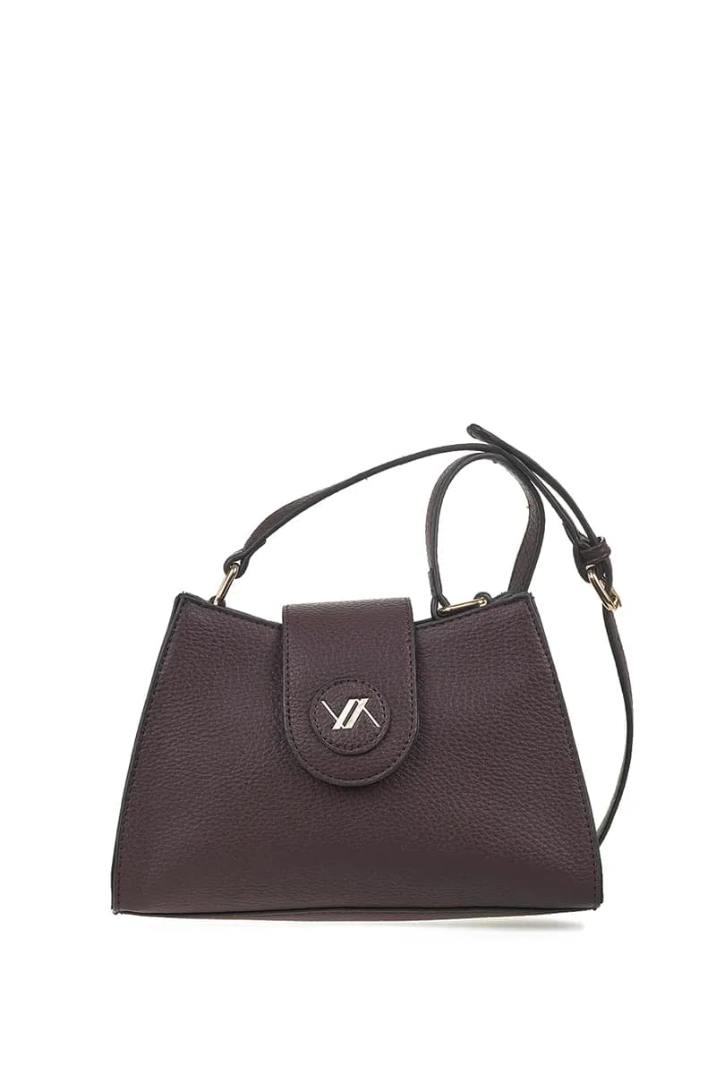 VERDE FASHION | Borsa a tracolla con fibbia frontale - 13