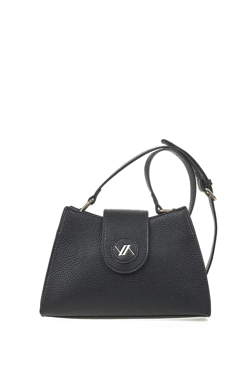 VERDE FASHION | Borsa a tracolla con fibbia frontale - 15