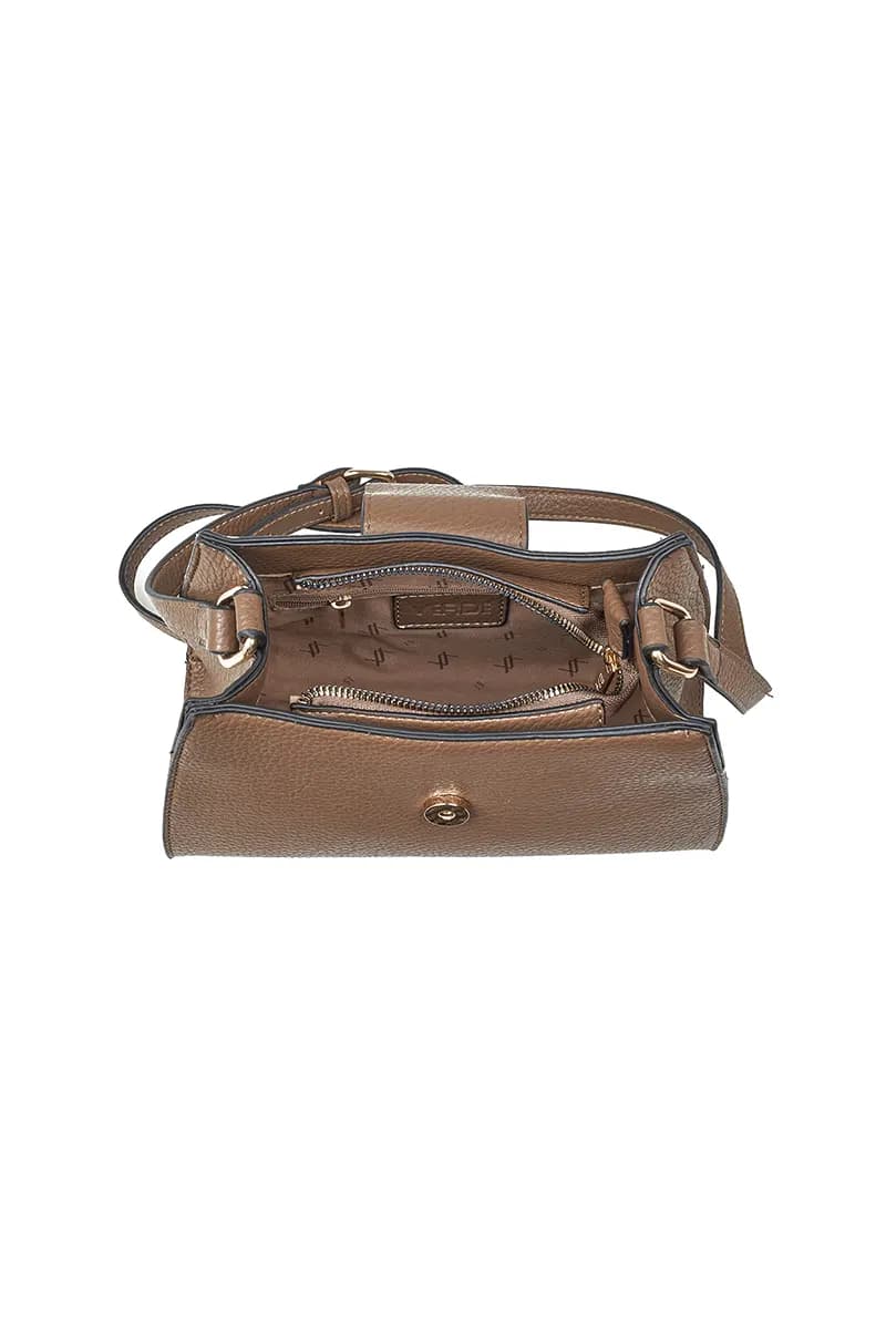 VERDE FASHION | Borsa a tracolla con fibbia frontale - 12