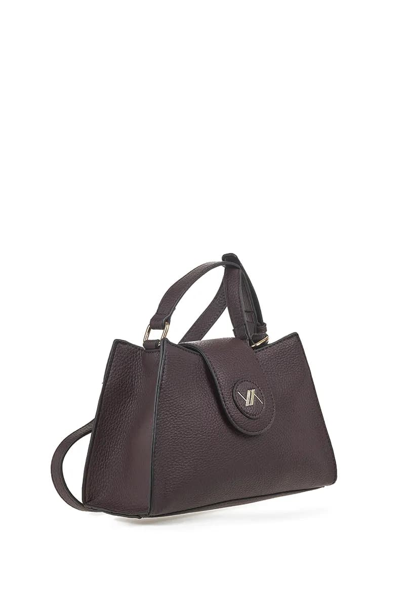 VERDE FASHION | Borsa a tracolla con fibbia frontale - 3