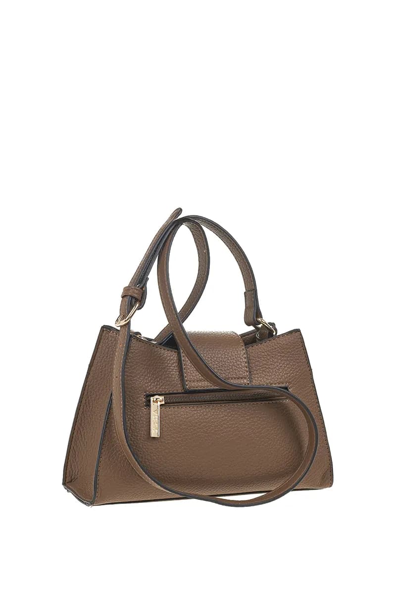 VERDE FASHION | Borsa a tracolla con fibbia frontale - 10