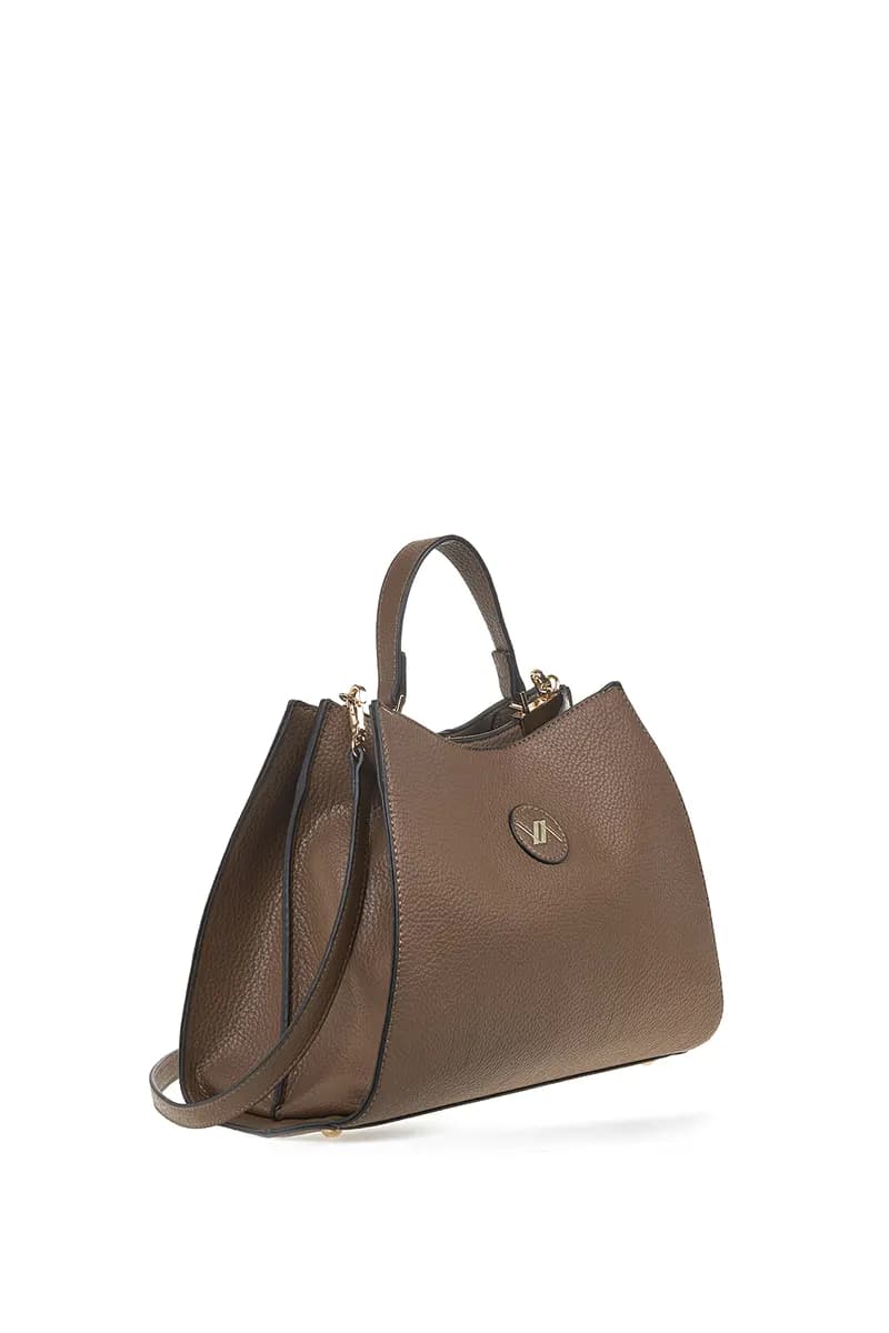 VERDE FASHION | Borsa tote con doppio scomparto - 6