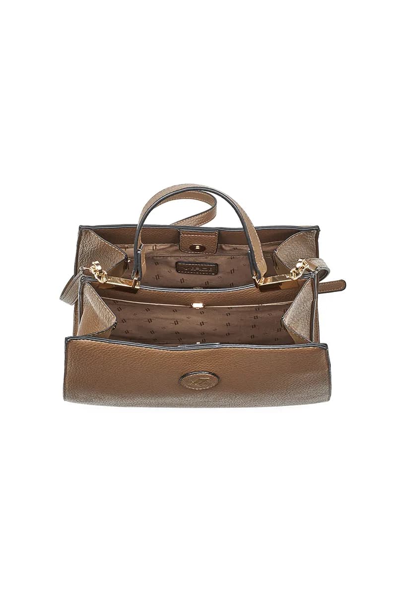 VERDE FASHION | Borsa tote con doppio scomparto - 8