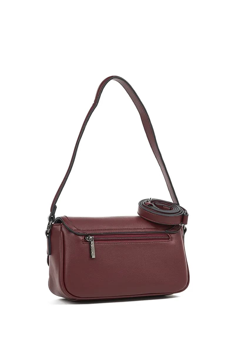 VERDE FASHION | Borsa a spalla con pattina frontale - 6