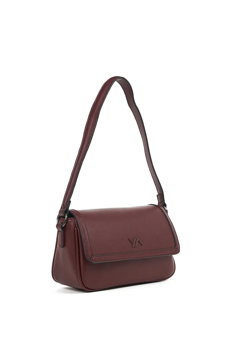 VERDE FASHION | Borsa a spalla con pattina frontale - 7
