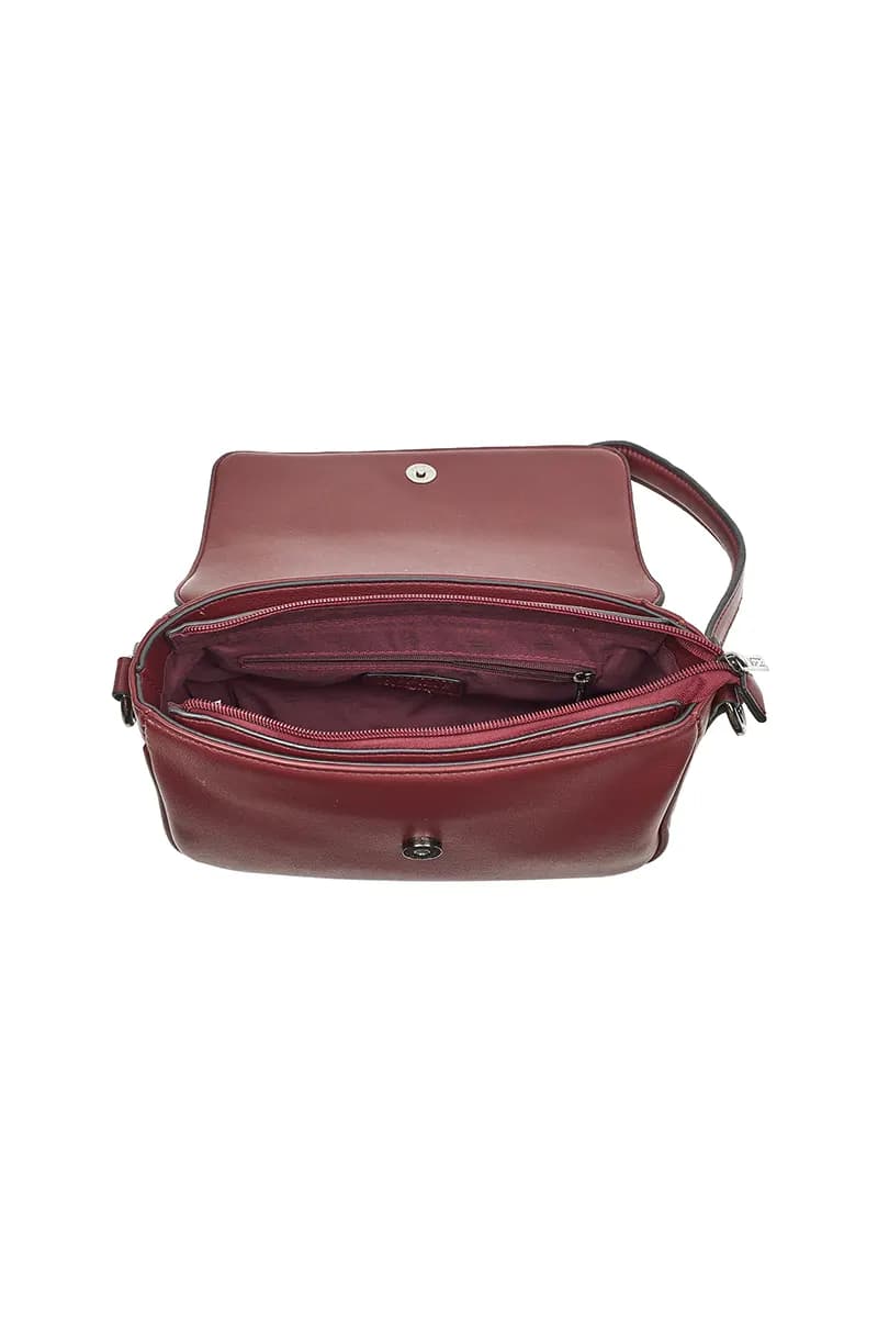 VERDE FASHION | Borsa a spalla con pattina frontale - 8