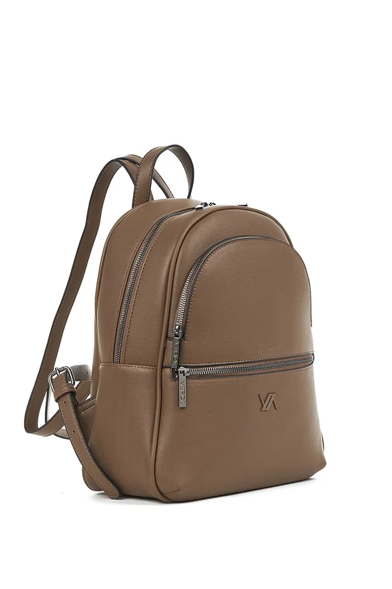 VERDE FASHION | Zaino con zip e tasche esterne - 7