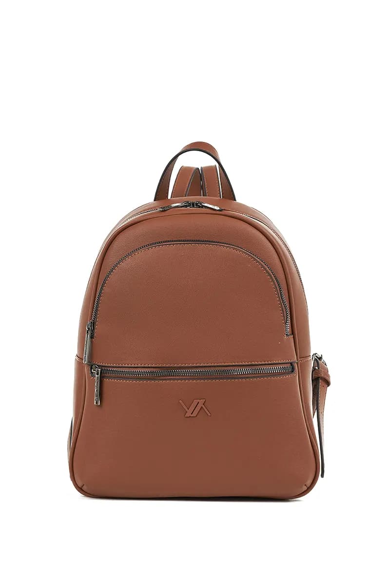 VERDE FASHION | Zaino con zip e tasche esterne - 9