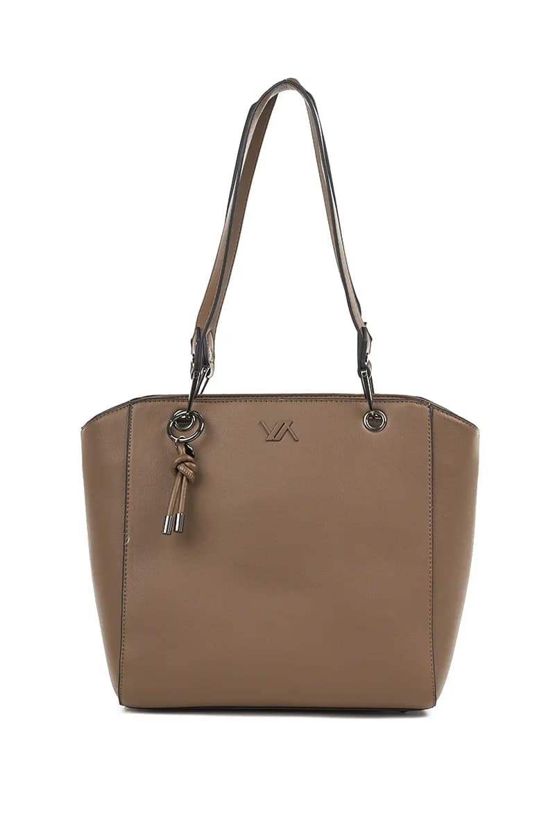 VERDE FASHION | Borsa a spalla con anelli e zip - 19