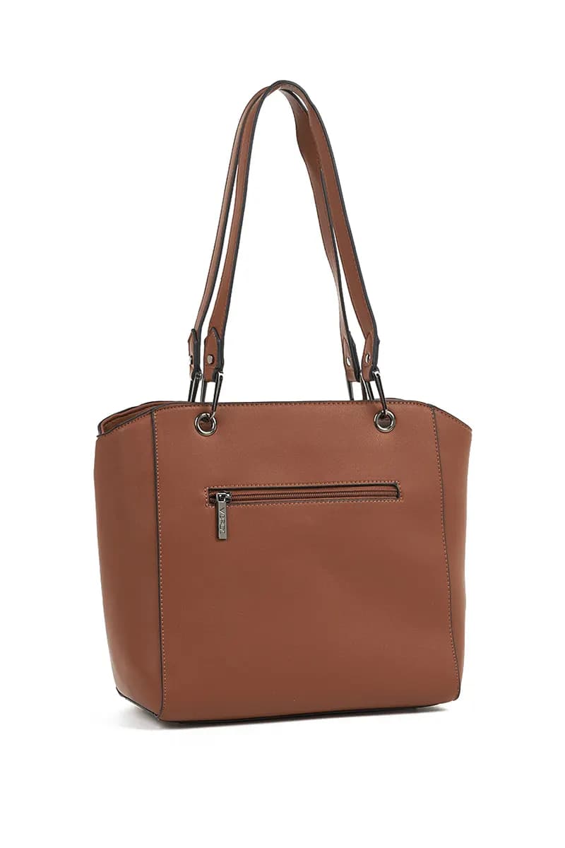 VERDE FASHION | Borsa a spalla con anelli e zip - 14