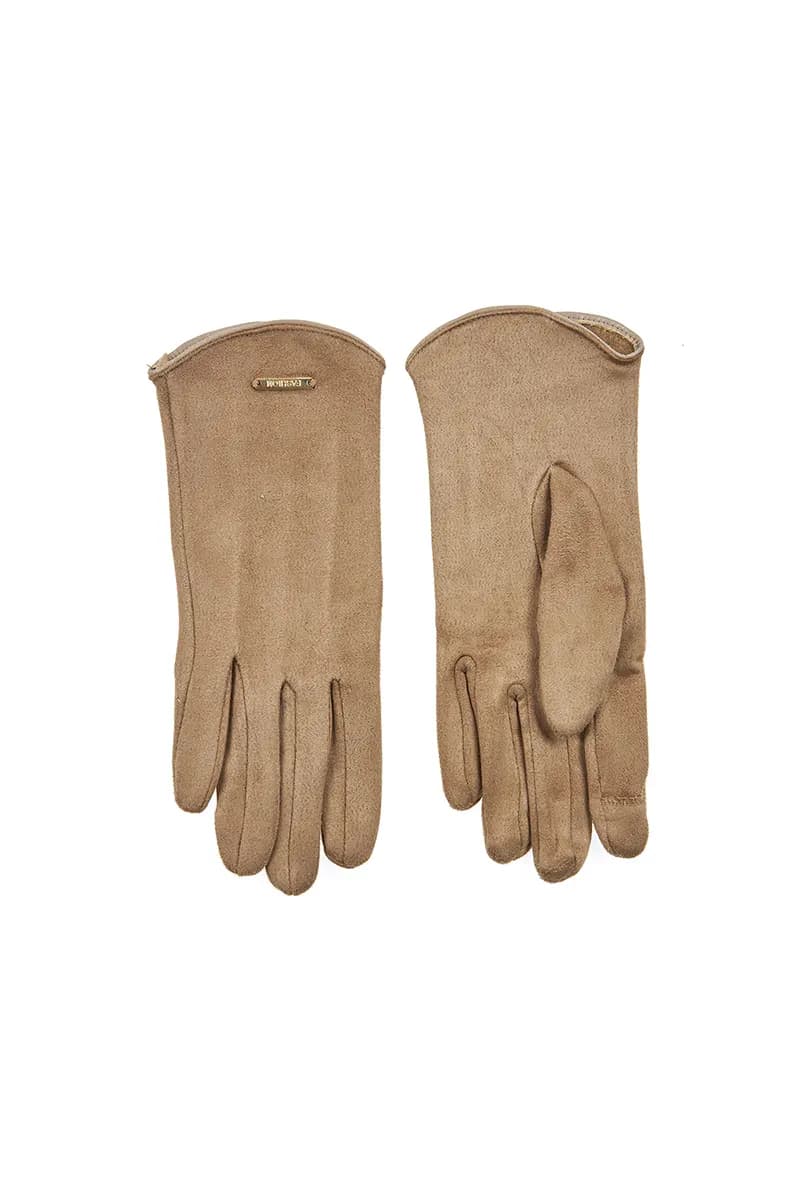 VERDE FASHION | Guanti con targhetta brand - 11