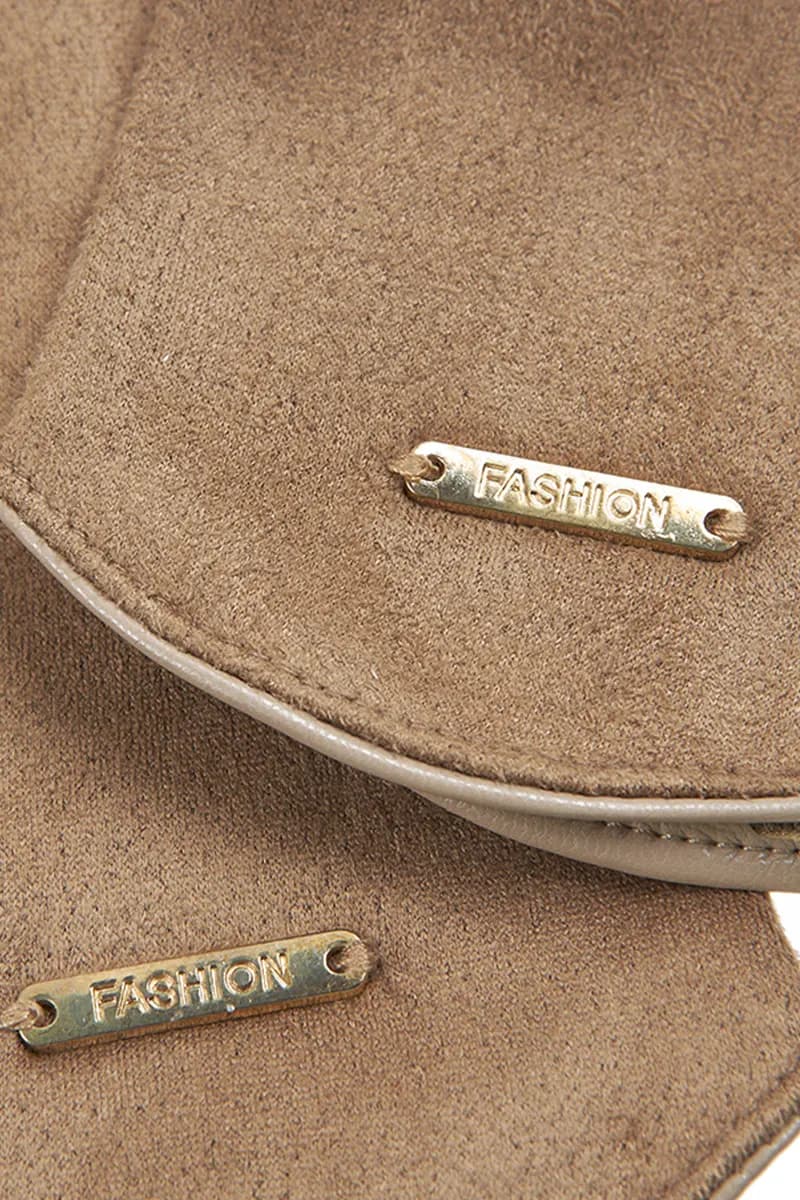 VERDE FASHION | Guanti con targhetta brand - 8
