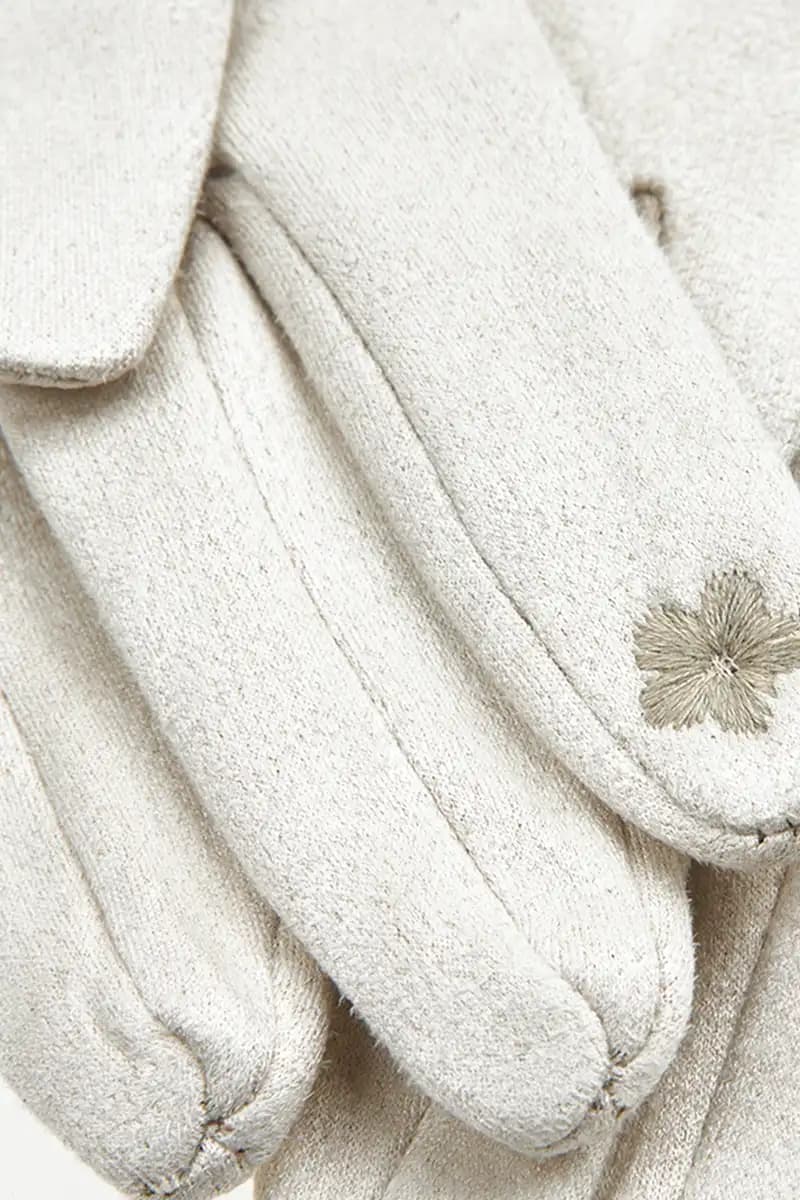 VERDE FASHION | Guanti con eco-pelliccia e catena - 15