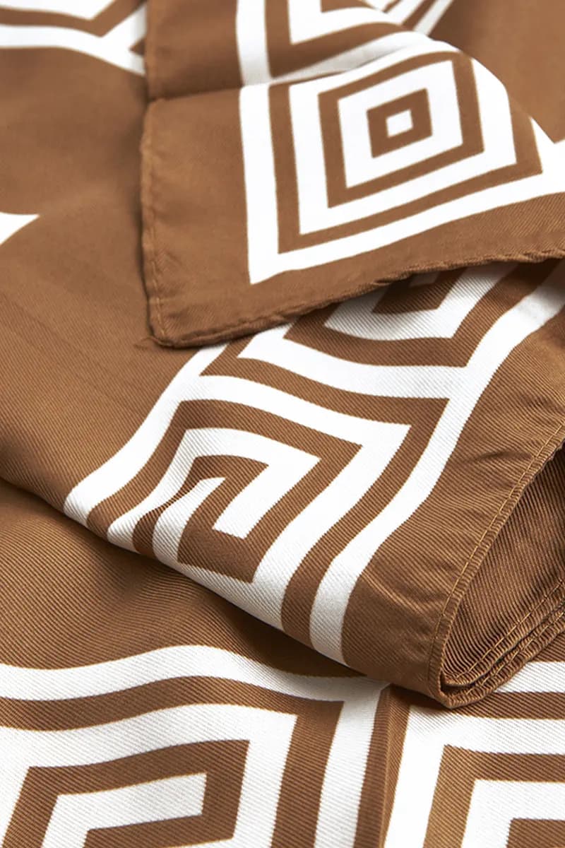 VERDE FASHION | Foulard fantasia chiave greca - 8
