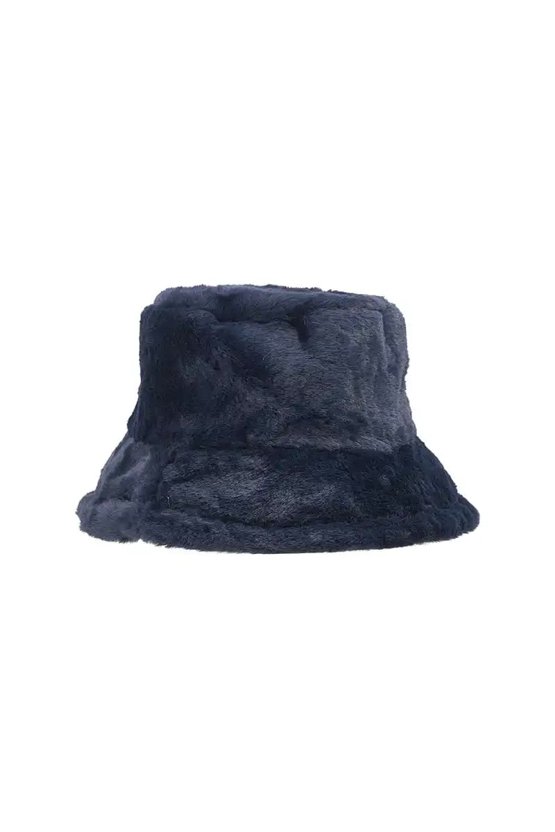 VERDE FASHION | Cappello da pescatore in eco-pelliccia - 1