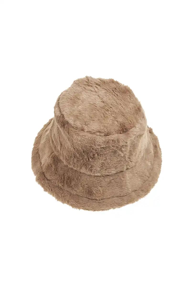VERDE FASHION | Cappello da pescatore in eco-pelliccia - 5
