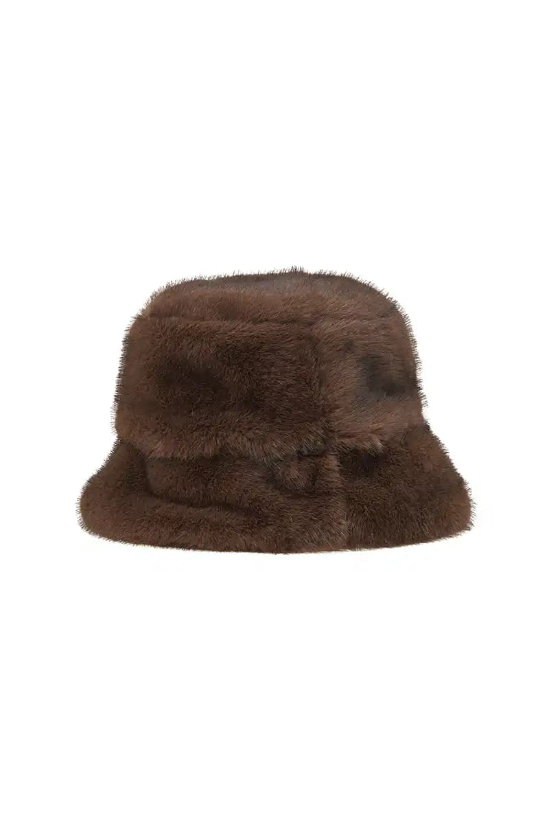 VERDE FASHION | Cappello da pescatore in eco-pelliccia - 14