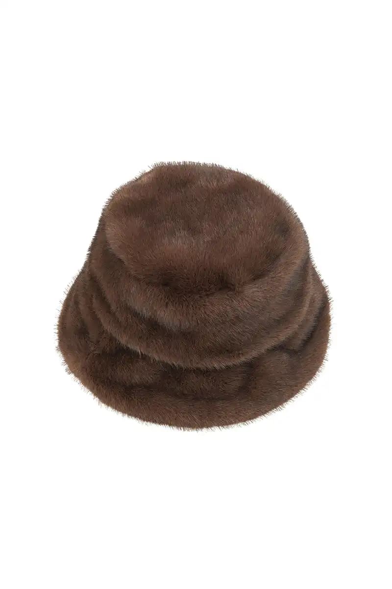 VERDE FASHION | Cappello da pescatore in eco-pelliccia - 5