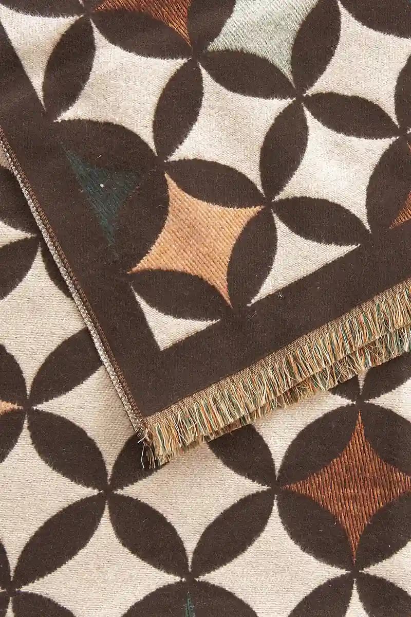 VERDE FASHION | Sciarpa fantasia geometrica - 15