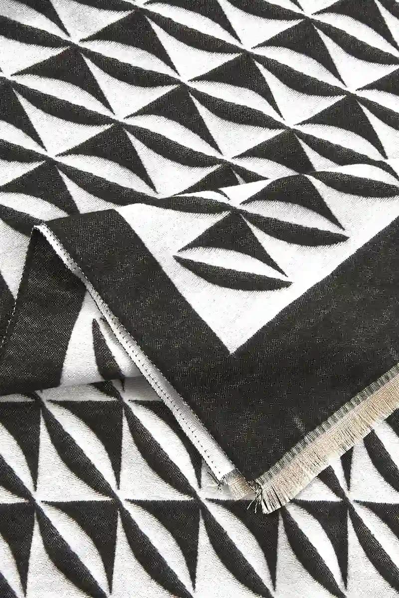 VERDE FASHION | Sciarpa fantasia geometrica - 7