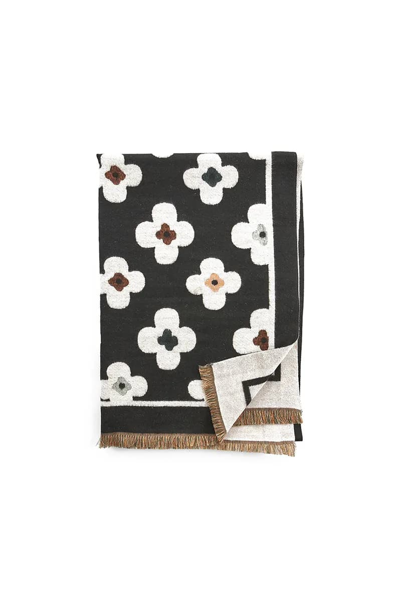 VERDE FASHION | Sciarpa fantasia fiori - 6