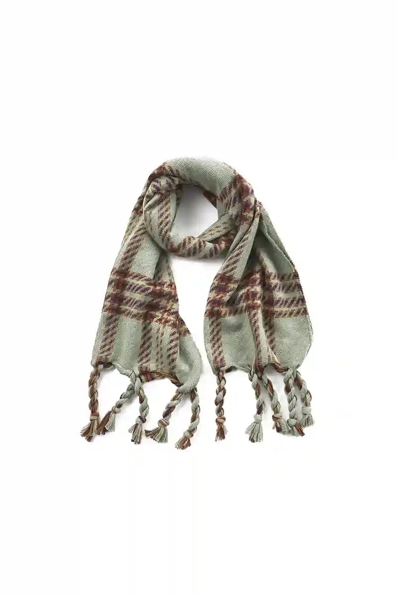 VERDE FASHION | Sciarpa fantasia scozzese - 15