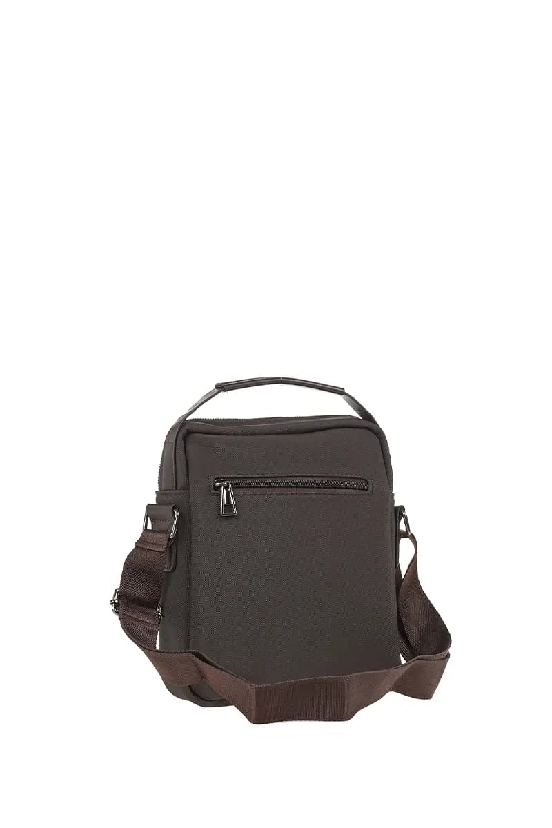 VERDE FASHION | Borsello uomo con zip e tracolla - 6