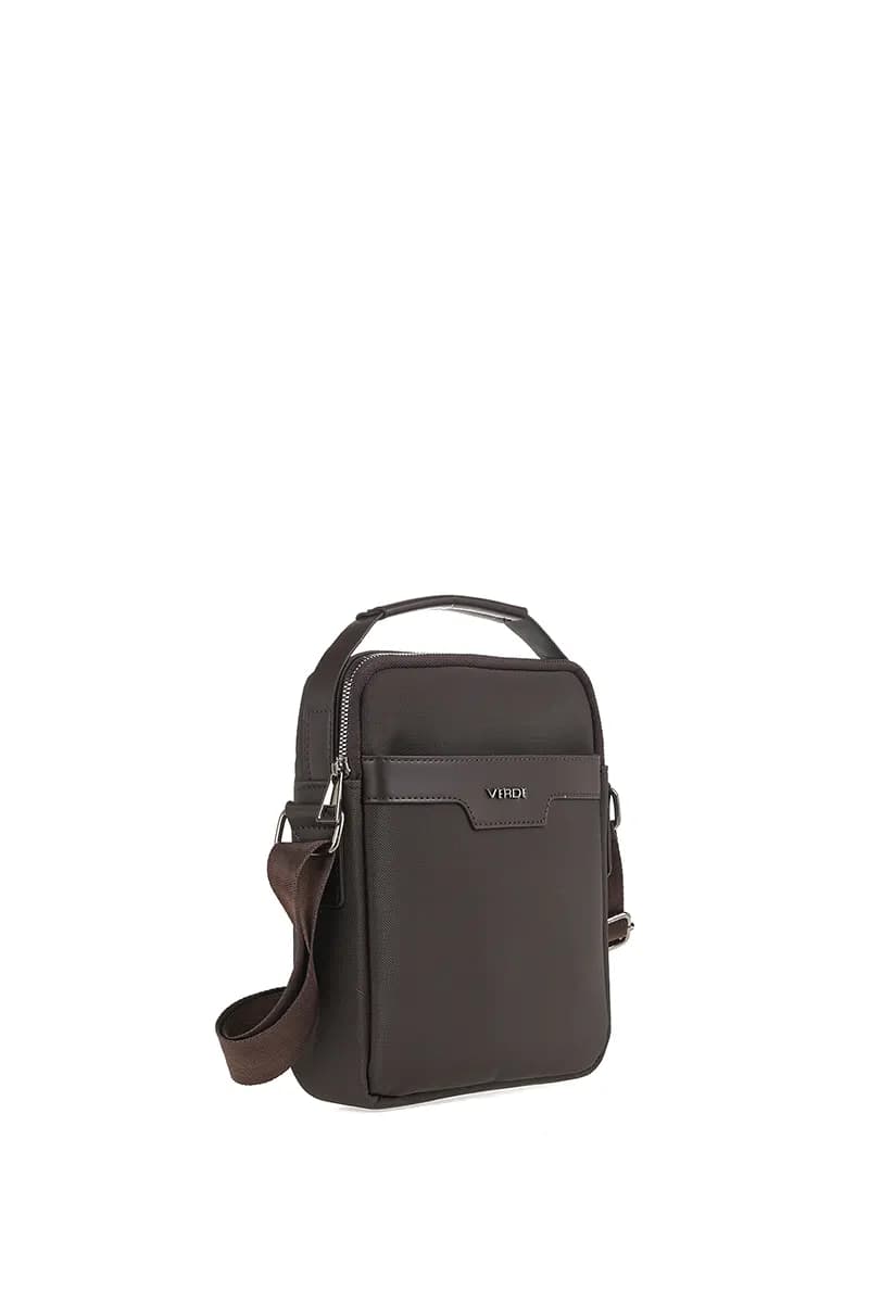 VERDE FASHION | Borsello uomo con zip e tracolla - 7