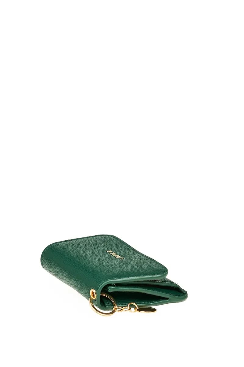 VERDE FASHION | Portafoglio con pattina e portachiavi - 5