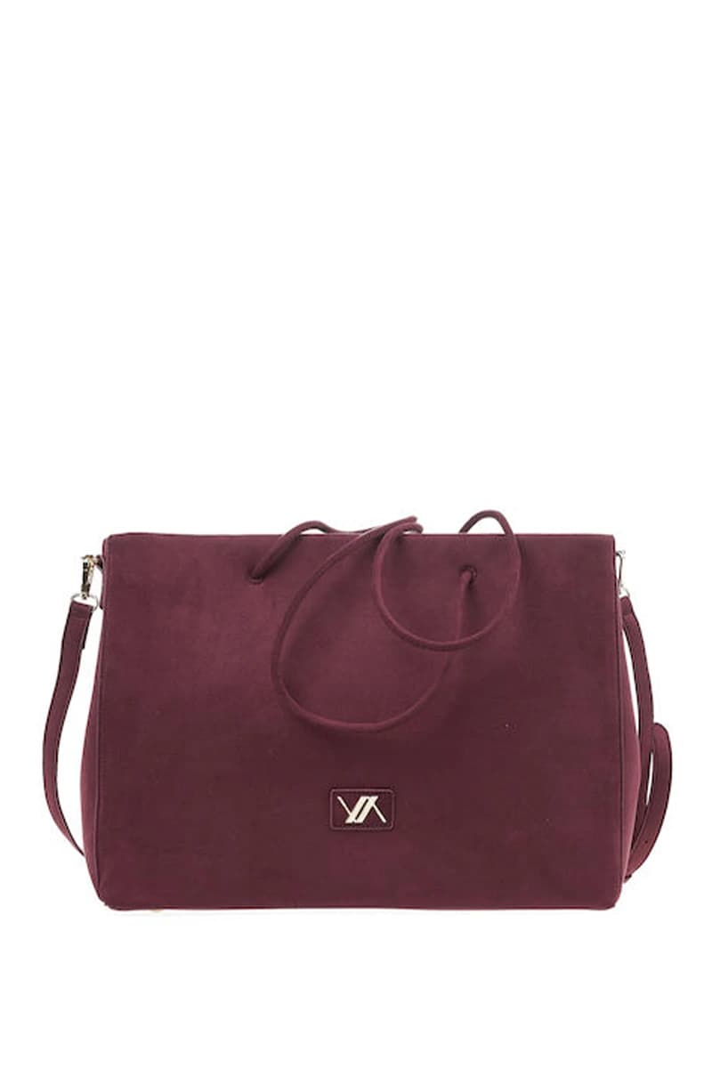VERDE FASHION | Borsa a spalla ecopelle scamosciata - 14